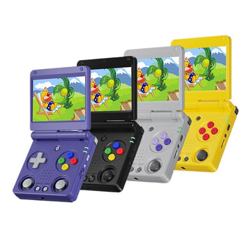 ANBERNIC RG34XXSP Flip Handheld game Console 3.4'' IPS Screen Linux 64-bit 64G 5000+ Games